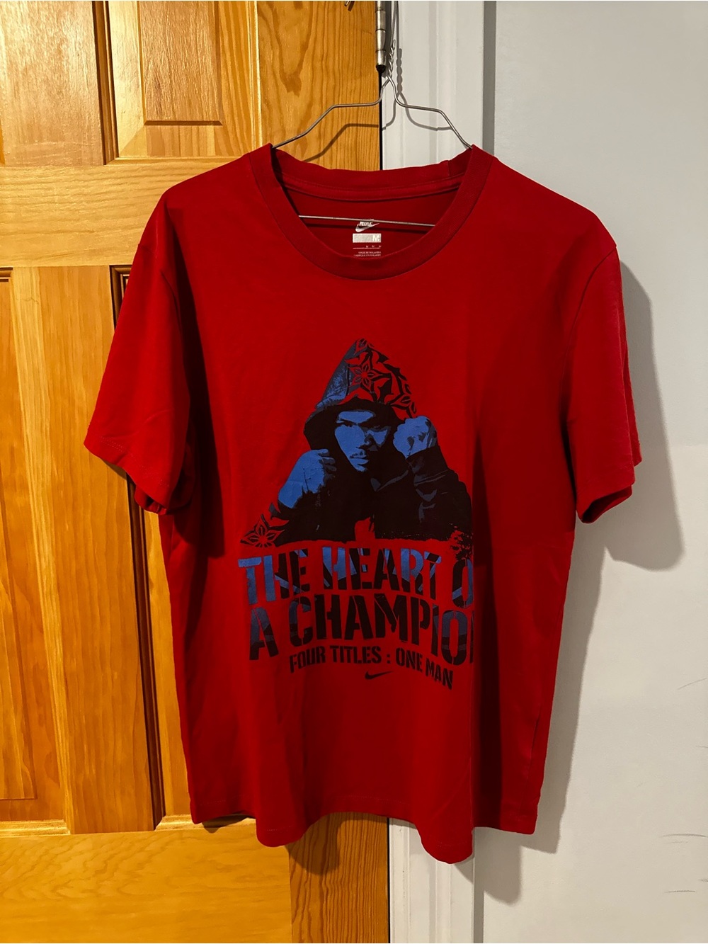 Rare Vintage Nike Manny Pacquiao Tee